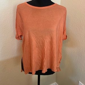 NWT GAP Pumpkin Colored Light Shirt size Small